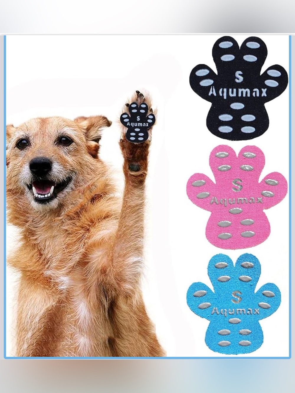 Non-Slip Dog Paw Protectors Size Small -Multicoloured 10 Sets of 4.